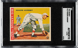 1933 R319 Goudey #119 Rogers Hornsby SGC Authentic