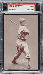 1947-1966 Exhibits Carl Furillo PSA NM 7