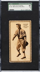 1912 E136 Home Run Kisses PCL Harvey Brooks SGC VG 40
