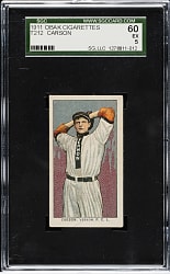 1910 T212 Obak Cigarettes Albert Carson SGC EX 60