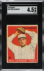 1933 R319 Goudey #104 Fred Marberry SGC VG/EX+ 4.5