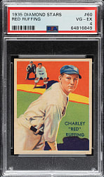 1934-1936 R327 Diamond Stars #60 Red Ruffing PSA VG-EX 4