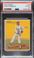 1933 R319 Goudey #239 Leroy Parmelee PSA VG-EX+ 4.5