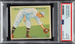1933 R319 Goudey #112 Fred Schulte PSA VG-EX 4
