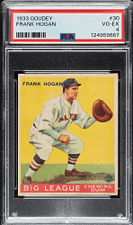 1933 R319 Goudey #30 Frank Hogan PSA VG-EX 4
