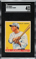1933 R319 Goudey #184 Charley Berry SGC VG/EX 4