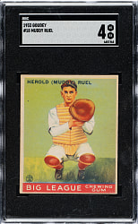 1933 R319 Goudey #18 Muddy Ruel SGC VG/EX 4