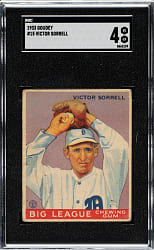 1933 R319 Goudey #15 Victor Sorrell SGC VG/EX 4