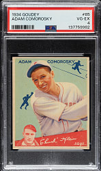 1934 R320 Goudey #85 Adam Comorosky PSA VG-EX 4