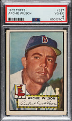 1952 Topps #327 Archie Wilson High Number PSA VG-EX 4