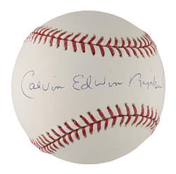 "Calvin Edwin Ripken Jr." Full-Name Single-Signed Baseball - PSA/DNA