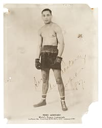 Pedro Montanez Signed Photograph - JSA