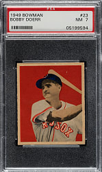 1949 Bowman #23 Bobby Doerr PSA NM 7