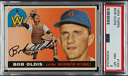1955 Topps #169 Bob Oldis PSA NM-MT 8