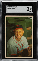 1953 Bowman Color #32 Stan Musial SGC GOOD 2