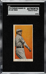1910 E93 Standard Caramel Joe Tinker SGC Authentic