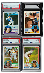 1983 Topps Complete Set (792) Including 36 PSA- and SGC-Graded Cards