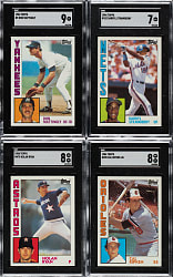 1984 Topps Complete Set (792) Including 40 SGC-Graded Cards