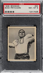 1948 Bowman Football #34 Bosh Pritchard PSA NM-MT 8