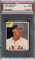 1950 Bowman #44 Joe Dobson PSA NM-MT 8