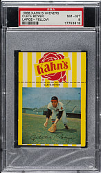 1968 Kahn's Wieners Clete Boyer Large PSA NM-MT 8