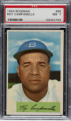 1954 Bowman #90 Roy Campanella PSA NM 7