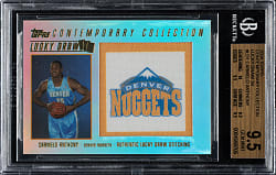 2003-2004 Topps Contemporary Collection Lucky Draw Basketball #LD1 Carmelo Anthony #33/50 BGS GEM MINT 9.5