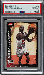 2008-2009 Fleer Basketball #68 Michael Jordan PSA GEM MINT 10