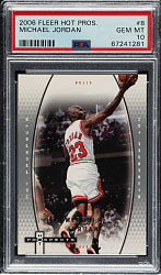 2006-2007 Fleer Hot Prospects Basketball #8 Michael Jordan PSA GEM MINT 10