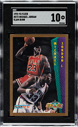 1992-1993 Fleer Basketball #273 Michael Jordan SGC GEM MINT 10