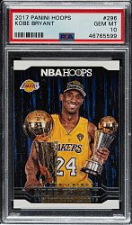 2017-2018 Panini Hoops Basketball #296 Kobe Bryant PSA GEM MINT 10