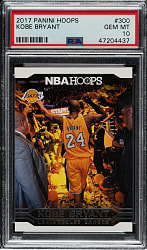 2017-2018 Panini Hoops Basketball #300 Kobe Bryant PSA GEM MINT 10