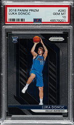 2018-2019 Panini Prizm Basketball #280 Luka Doncic Rookie PSA GEM MINT 10