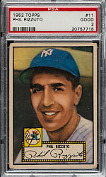 1952 Topps #11 Phil Rizzuto PSA GOOD 2