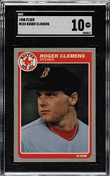 1985 Fleer #155 Roger Clemens Rookie SGC GEM MINT 10