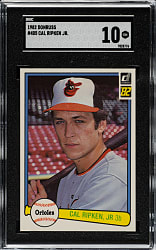 1982 Donruss #405 Cal Ripken Jr. Rookie SGC GEM MINT 10