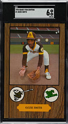 1978 Family Fun Centers San Diego Padres Ozzie Smith Rookie SGC EX/NM 6