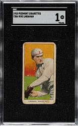 1909-1911 T206 White Border Vive Lindaman SGC POOR 1