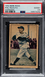 1952 Berk Ross Phil Rizzuto Swinging PSA GOOD+ 2.5
