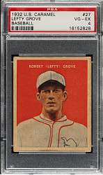 1932 R328 U.S. Caramel #27 Lefty Grove PSA VG-EX 4