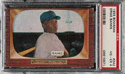 1955 Bowman #242 Ernie Banks PSA VG-EX 4
