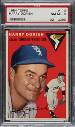 1954 Topps #110 Harry Dorish PSA NM-MT 8