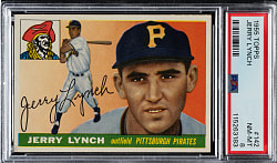 1955 Topps #142 Jerry Lynch PSA NM-MT 8
