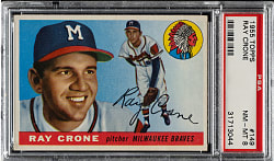 1955 Topps #149 Ray Crone PSA NM-MT 8