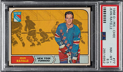 1968-1969 O-Pee-Chee Hockey #77 Jean Ratelle PSA NM-MT+ 8.5