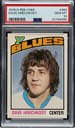 1976-1977 O-Pee-Chee Hockey #364 Dave Hrechkosy PSA GEM MINT 10