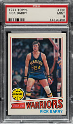 1977-1978 Topps Basketball #130 Rick Barry PSA MINT 9