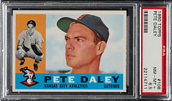 1960 Topps #108 Pete Daley PSA NM-MT+ 8.5