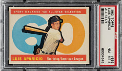 1960 Topps #559 Luis Aparicio All-Star PSA NM-MT 8