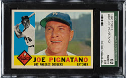 1960 Topps #442 Joe Pignatano SGC NM/MT+ 92